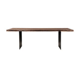 Modern European furniture - Industrial Design Wooden Dining Table - www.oroa.com