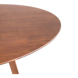 Solid Round American Walnut Dining Table | OROA