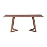 Modern European furniture - Rectangular Solid Walnut Dining Table - www.oroa.com