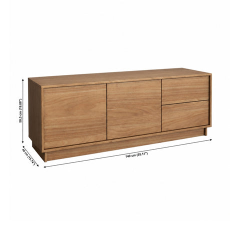 Modern European furniture - Hannover Oak Modern Media Unit - www.oroa.com