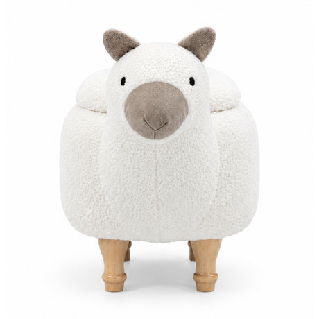 Modern European furniture - Leo the Llama Storage Ottoman | OROA Kids - www.oroa.com