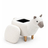 Modern European furniture - Leo the Llama Storage Ottoman | OROA Kids - www.oroa.com
