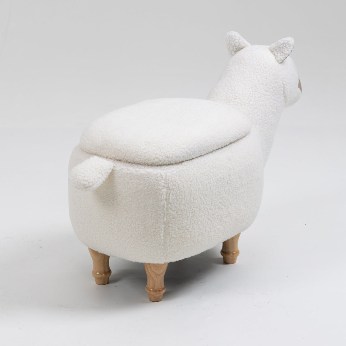 Modern European furniture - Leo the Llama Storage Ottoman | OROA Kids - www.oroa.com