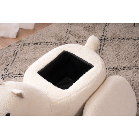 Modern European furniture - Leo the Llama Storage Ottoman | OROA Kids - www.oroa.com