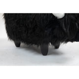 Modern European furniture - Buffalo Cow Storage Ottoman - www.oroa.com