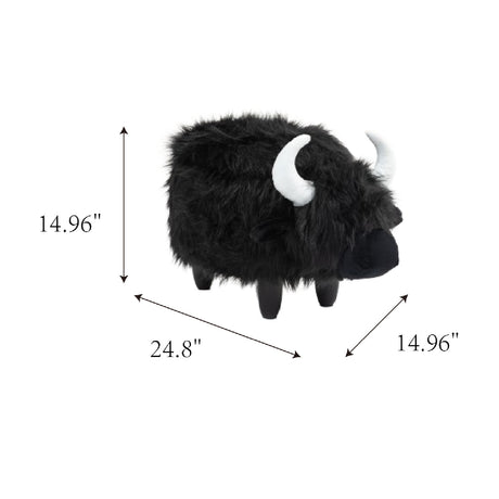 Modern European furniture - Buffalo Cow Storage Ottoman - www.oroa.com