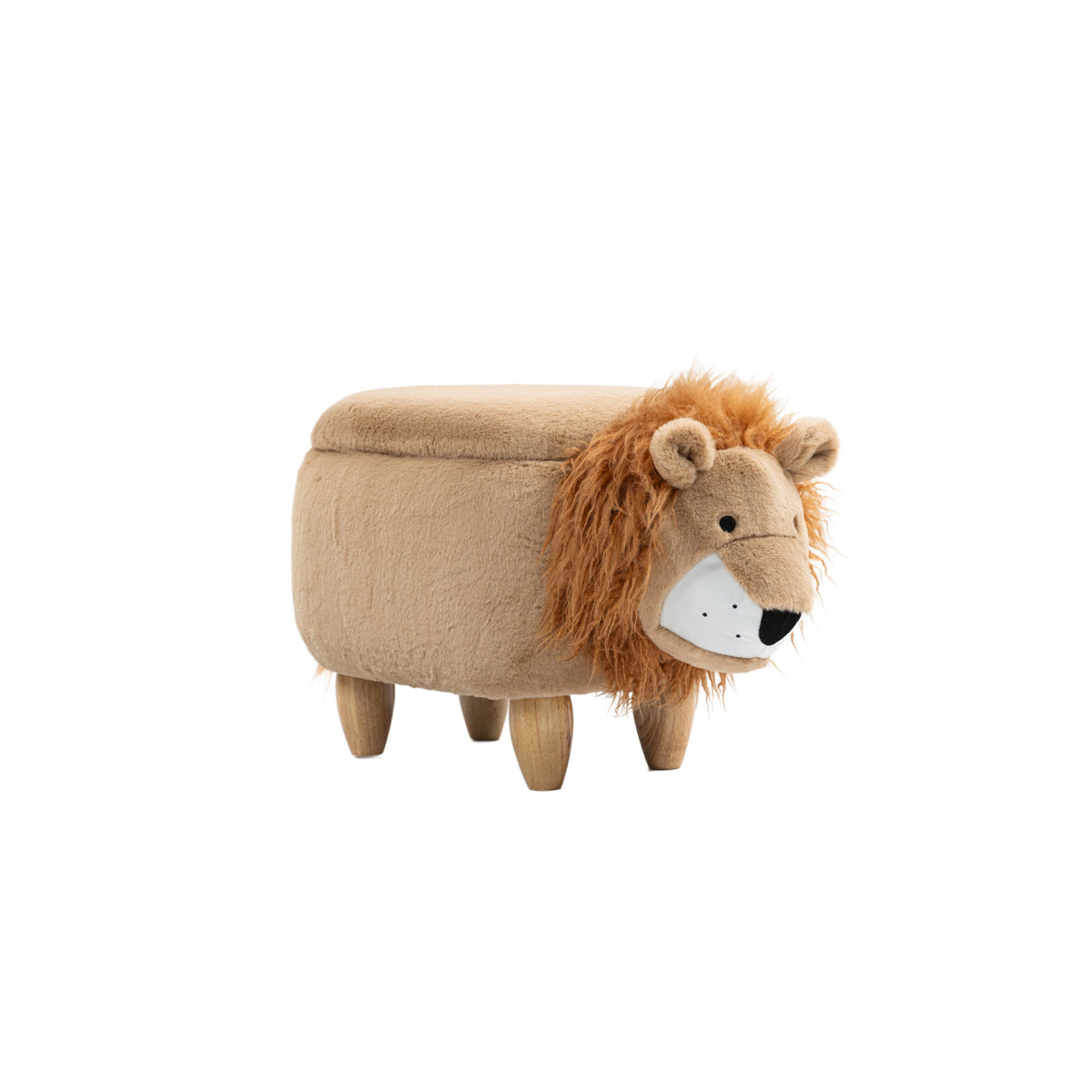 Luke the Lion Storage Ottoman | OROA Kids
