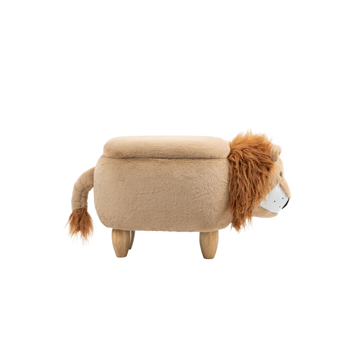 Luke the Lion Storage Ottoman | OROA Kids
