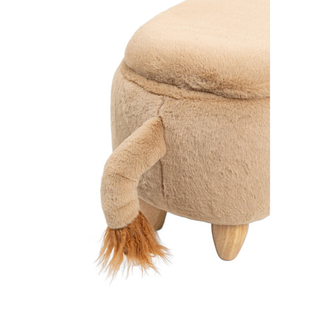 Luke the Lion Storage Ottoman | OROA Kids