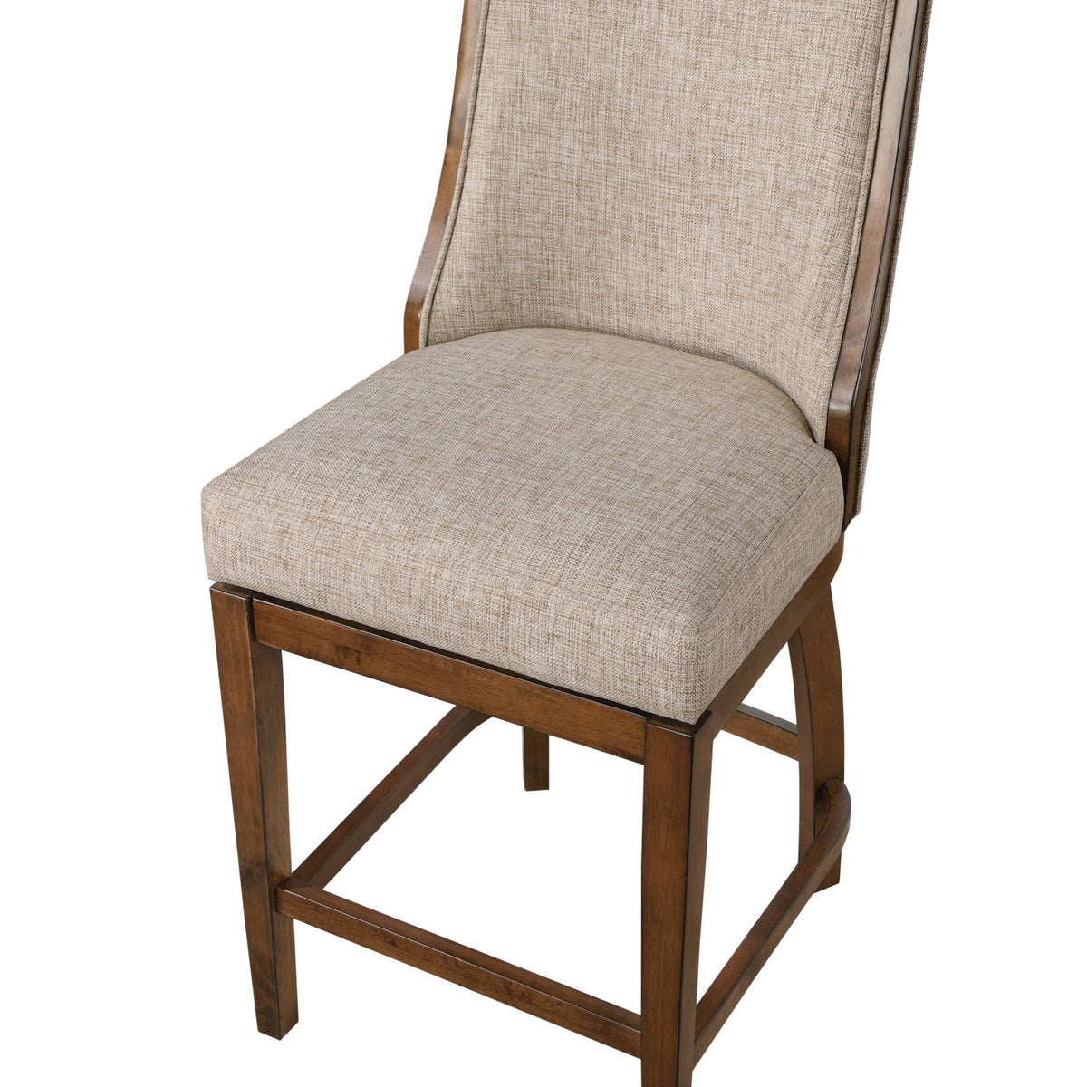 Modern European furniture - Katherine Walnut Frame Barstool - www.oroa.com