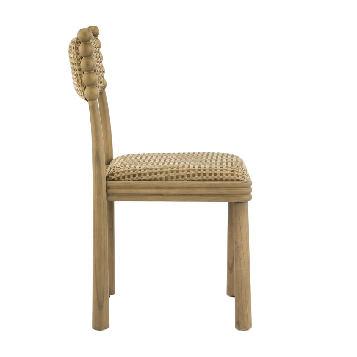 Natural Patterned Upholstered Dining Chair (2) | OROA