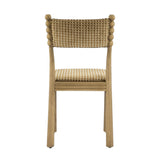 Natural Patterned Upholstered Dining Chair (2) | OROA
