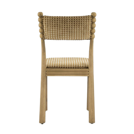 Natural Patterned Upholstered Dining Chair (2) | OROA