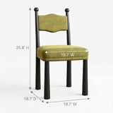 Retro Upholstered Dining Chair | OROA