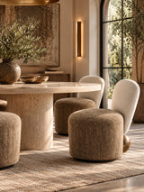 Bunny Back Upholstered Dining Chair | OROA