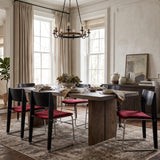 Mid-Century Upholstered Cushion Dining Chairs (2) | OROA