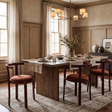 Modern European furniture - Modern Upholstered Dining Armchairs (2) 
- www.oroa.com