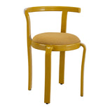 Modern European furniture - Yellow Modern Barrel Back Upholstered Dining Chair (2) | OROA - www.oroa.com