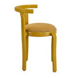 Modern European furniture - Yellow Modern Barrel Back Upholstered Dining Chair (2) | OROA - www.oroa.com