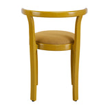 Modern European furniture - Yellow Modern Barrel Back Upholstered Dining Chair (2) | OROA - www.oroa.com