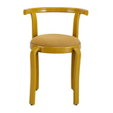 Modern European furniture - Yellow Modern Barrel Back Upholstered Dining Chair (2) | OROA - www.oroa.com