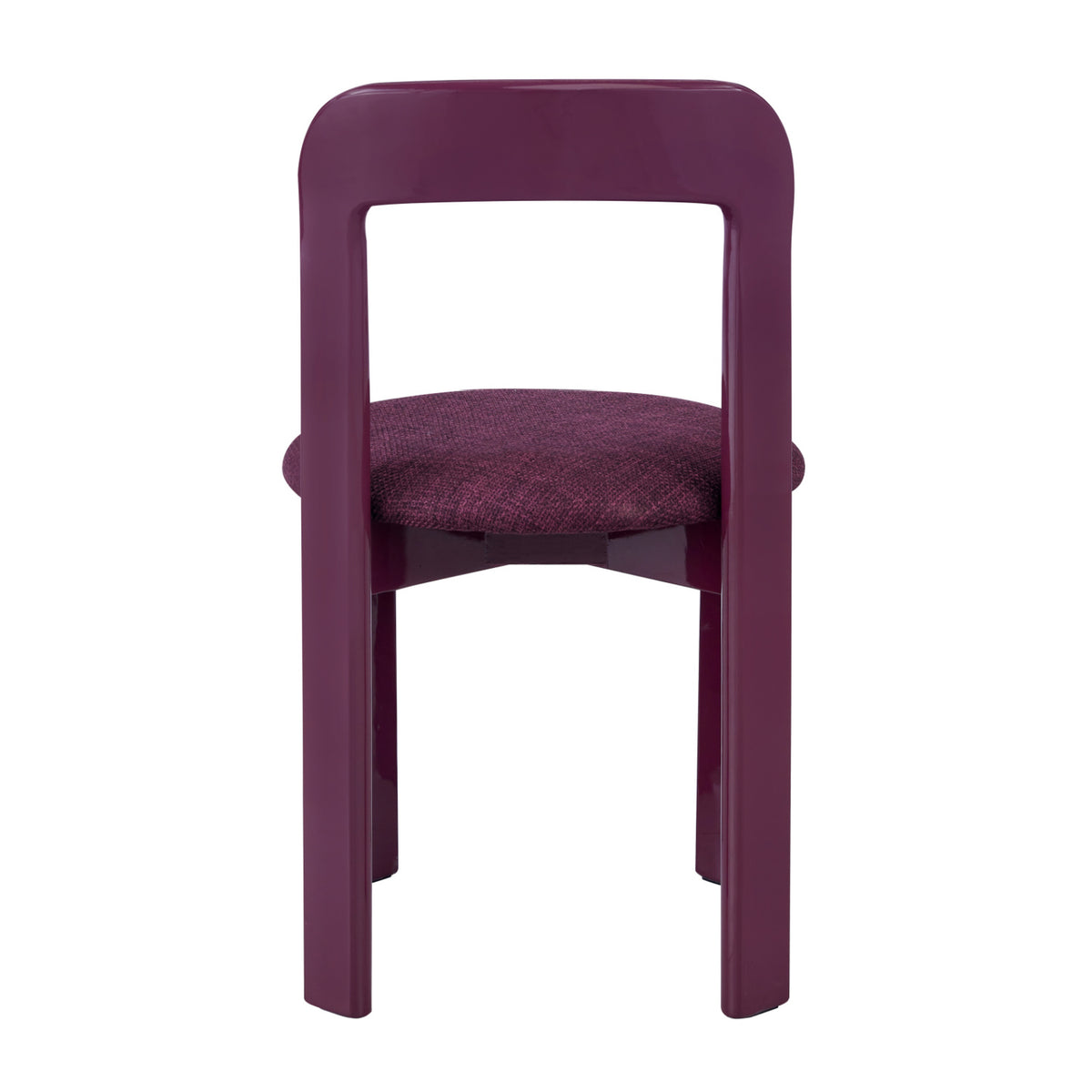 Purple Glossy Frame Dining Chairs (2) | OROA