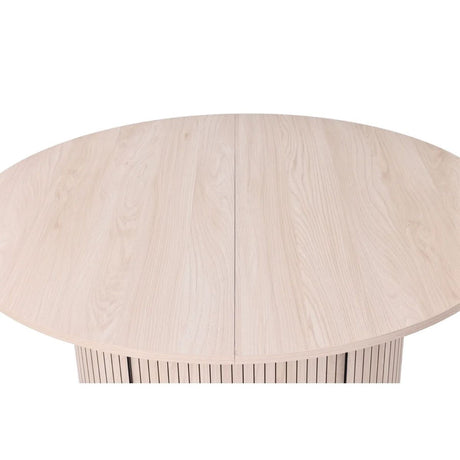 Modern European furniture - Modern Extendable Natural Oak Round Dining Table - www.oroa.com