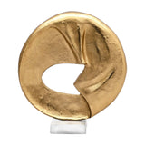 Gold Circular Flow Table Sculpture | OROA