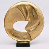 Gold Circular Flow Table Sculpture | OROA