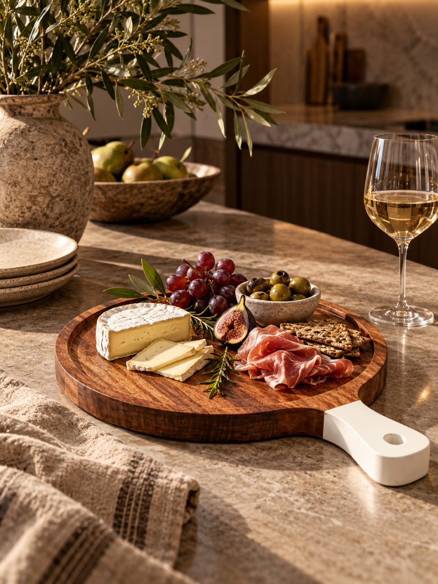 Modern European furniture - Wooden Cheese Board/Cutting Board - www.oroa.com