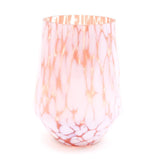 White Sputter Glass Hurricane by OROA