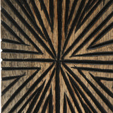 Modern European furniture - Black Wooden Centerpiece Candle Holder - www.oroa.com