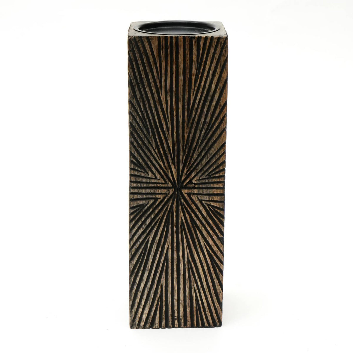 Elegant Wooden Centerpiece Candle Holder Stand | OROA