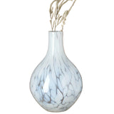 White Glass Rounded Vase | OROA
