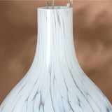 White Glass Rounded Vase | OROA