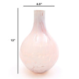 White Splutter Glass Vase | OROA