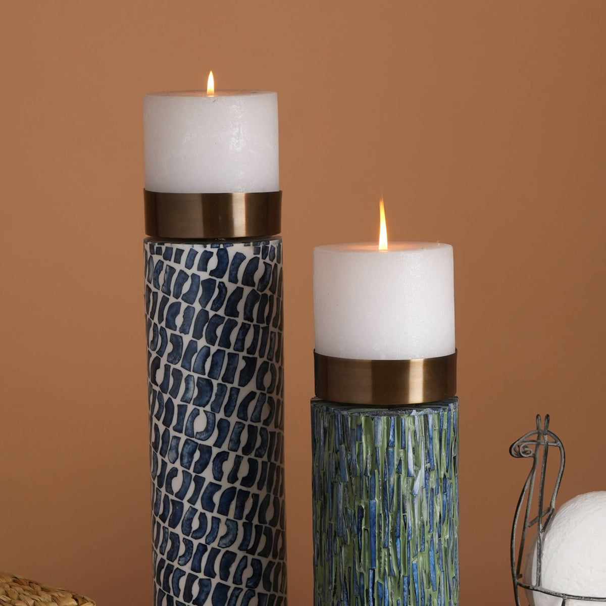 Modern European furniture - Elegant Handcrafted Candle Stand - www.oroa.com