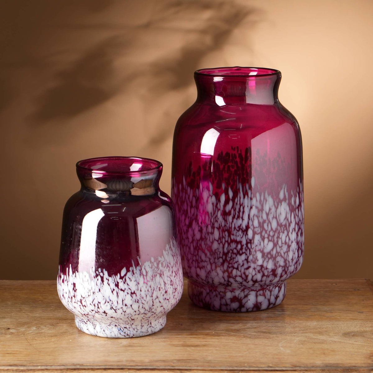 Pink Splutter Glass Vase | OROA
