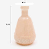 Ivory Splutter Glass Vase | OROA