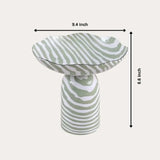 Sculptural Decorative Striped Bowl | OROA