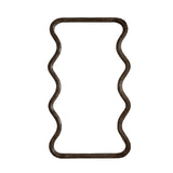 Wavy Full Length Mango Wood Wall Mirror | OROA