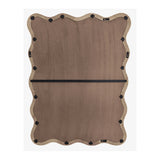 Wavy Mango Wood Wall Mirror | OROA