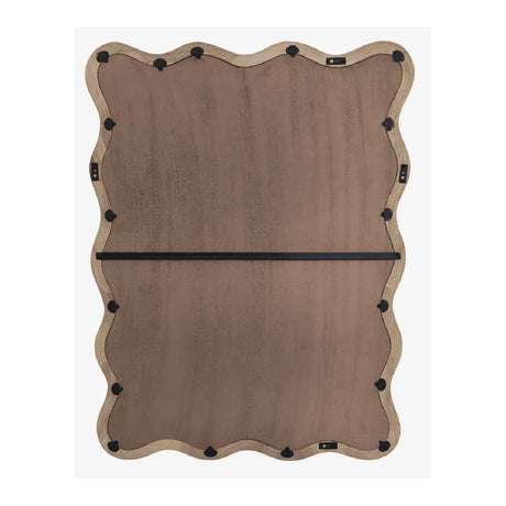 Wavy Mango Wood Wall Mirror | OROA