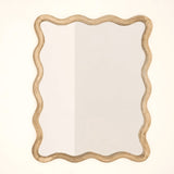 Wavy Mango Wood Wall Mirror | OROA