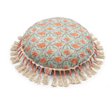 Round Printed Boho Floor Pillow | OROA Kids