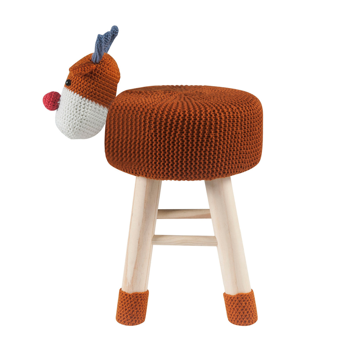 Upholstered Cute Deer Ottoman | OROA Kids