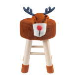 Upholstered Cute Deer Ottoman | OROA Kids