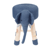 Cute Elephant Upholstered Ottoman Stool | OROA Kids