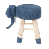 Cute Elephant Upholstered Ottoman Stool | OROA Kids