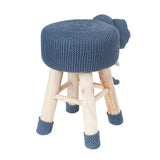 Cute Elephant Upholstered Ottoman Stool | OROA Kids